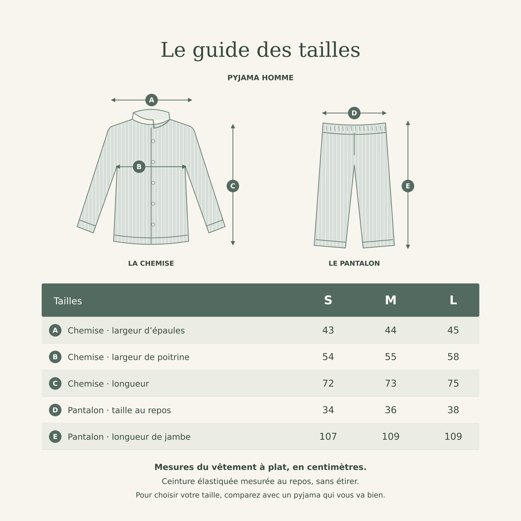 Pyjama Homme Blanc