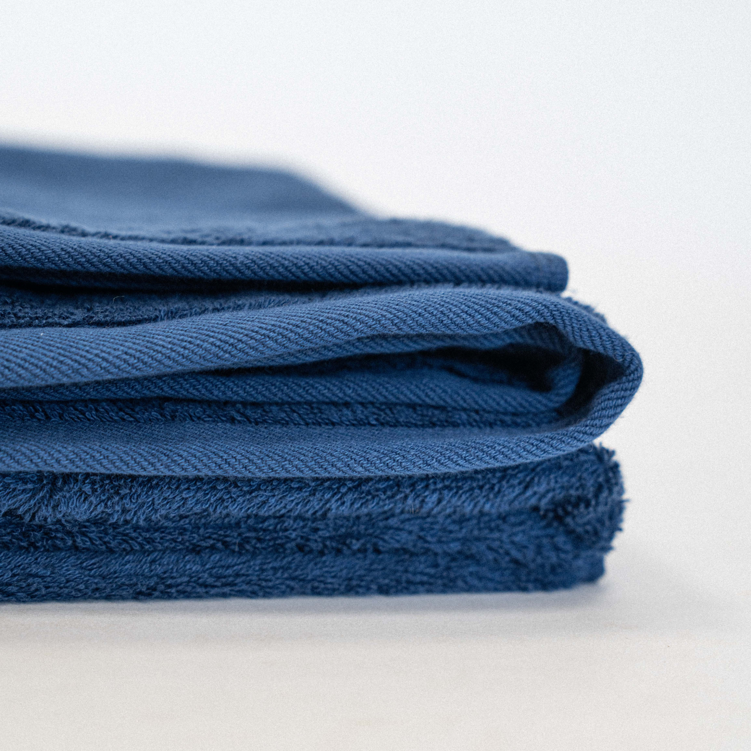 Drap de Bain Eponge Bleu Marin