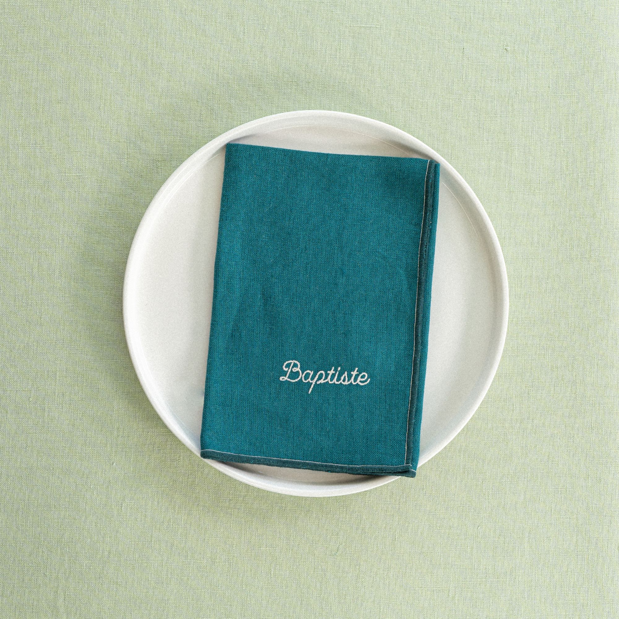 Pack 4 Peacock Napkins