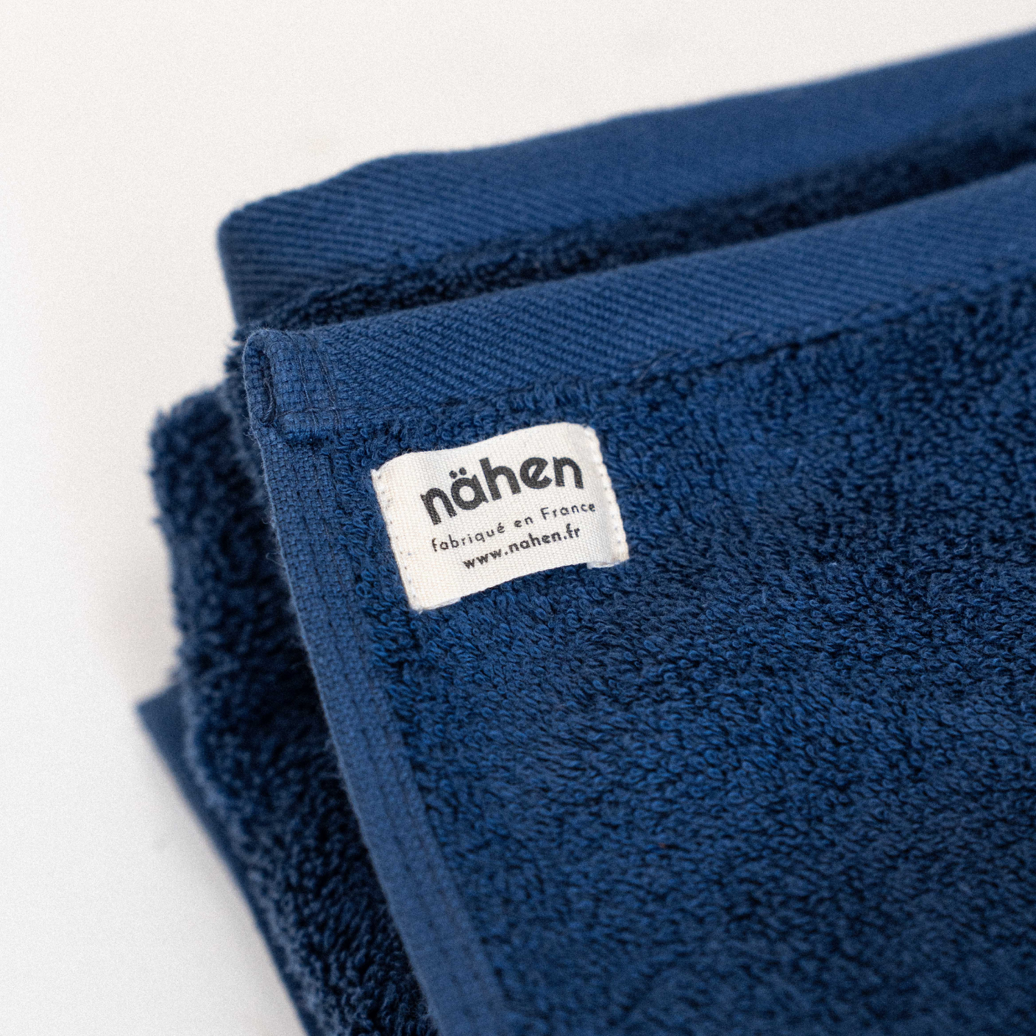 Drap de Bain Eponge Bleu Marin
