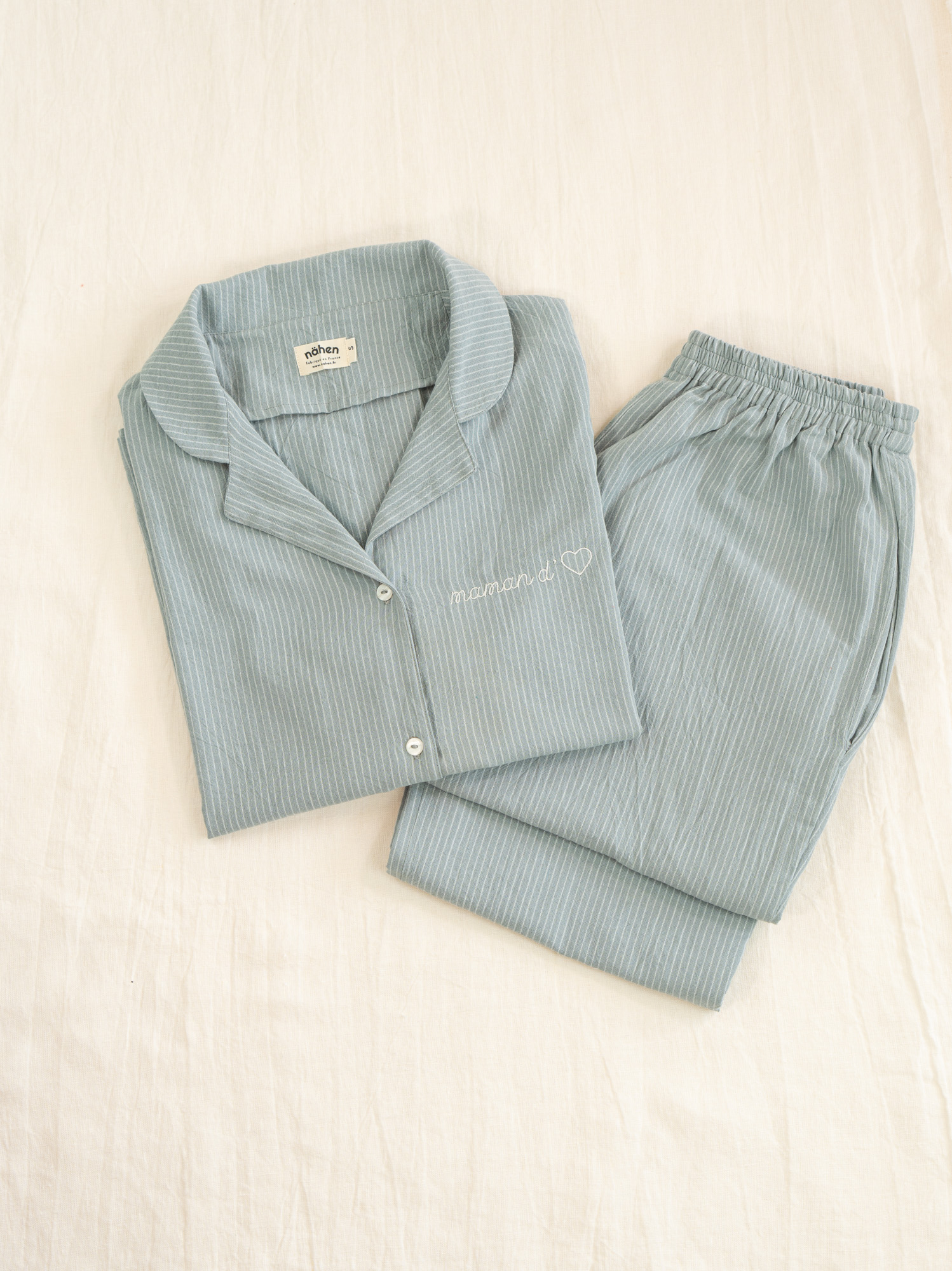 Pyjama Femme Vert de Gris