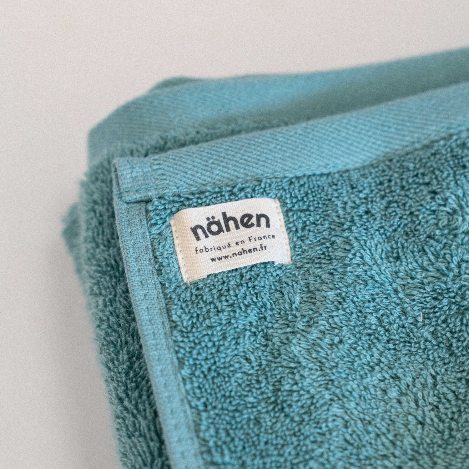 Drap de Bain Eponge Vert Marin