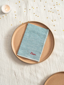 Set de chemins de table et serviettes