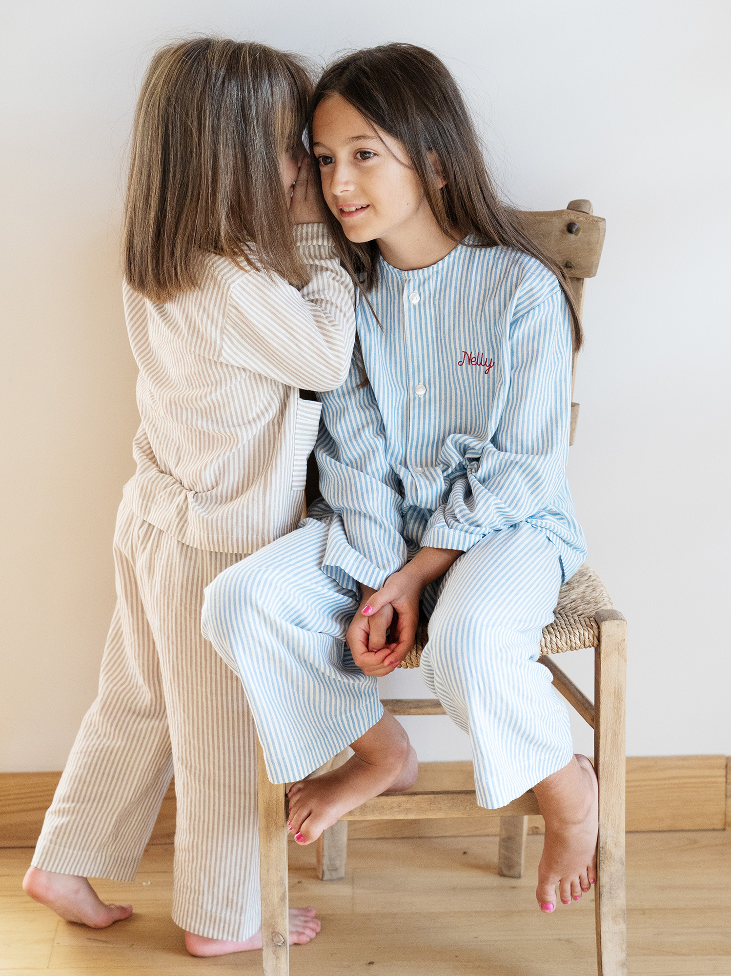 Pyjama à manches longues pour fille de 3 à 14 ans, ensemble de vêtements de  nuit, doux, mignon, pour la maison, cadeaux - AliExpress